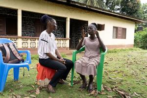 Community Health Team visiting TB patient