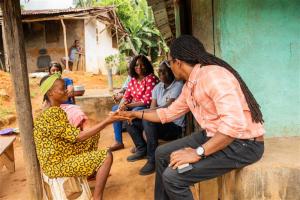 Home visit at Shelly's house in harper