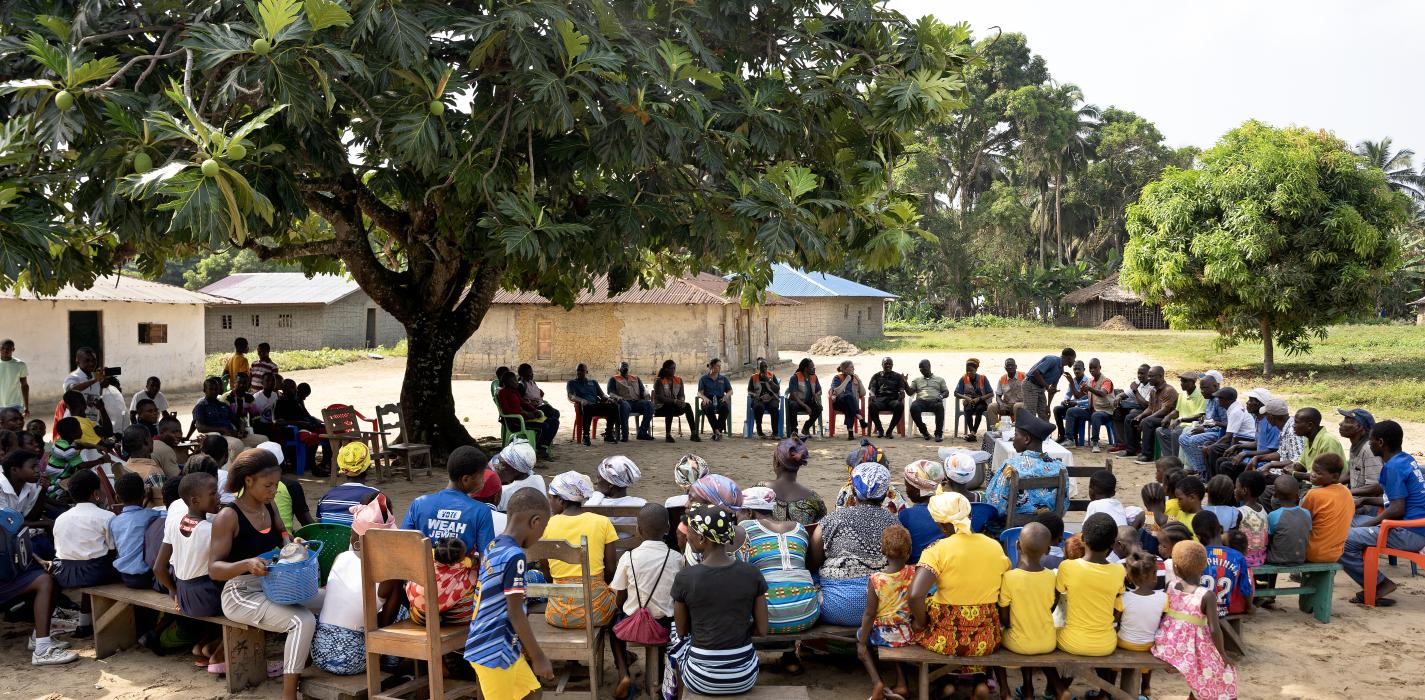 Community engagement in the Puluken Community near Harper 