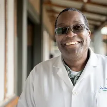 PIH's Chief Medical Officer Dr. Sterman Toussaint in Malawi on July 2, 2025