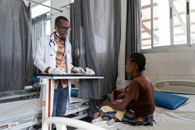 Officer in charge at PIH-supported Pleebo Health Center
